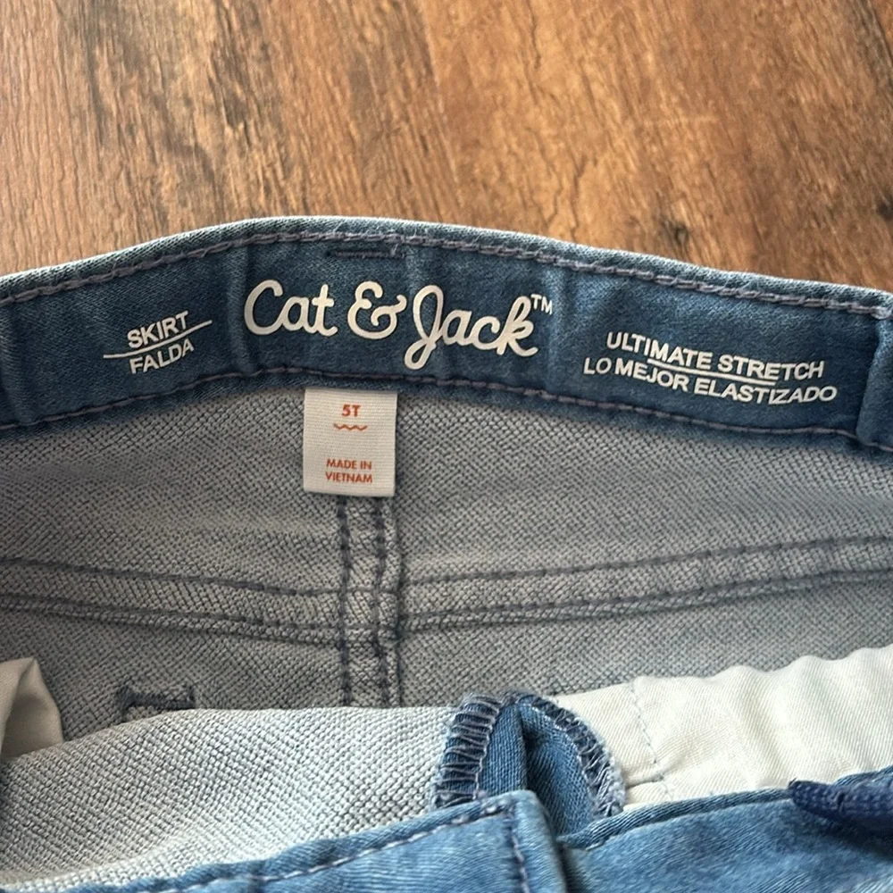Cat & Jack Denim Jean Skirt